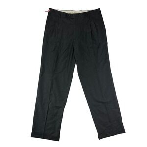 Enzo Mantovani Dress Pants Mens 36x32 Gray Pleated Wool Cashmere Trousers Italy